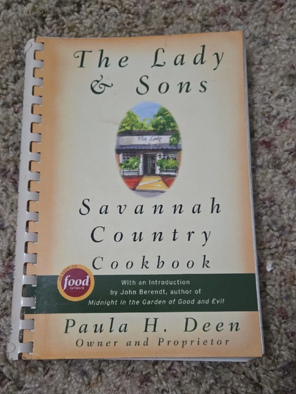 Paula Deen Savannah Country Cookbook & Assorted Spiral Cookbooks - Set Of 4